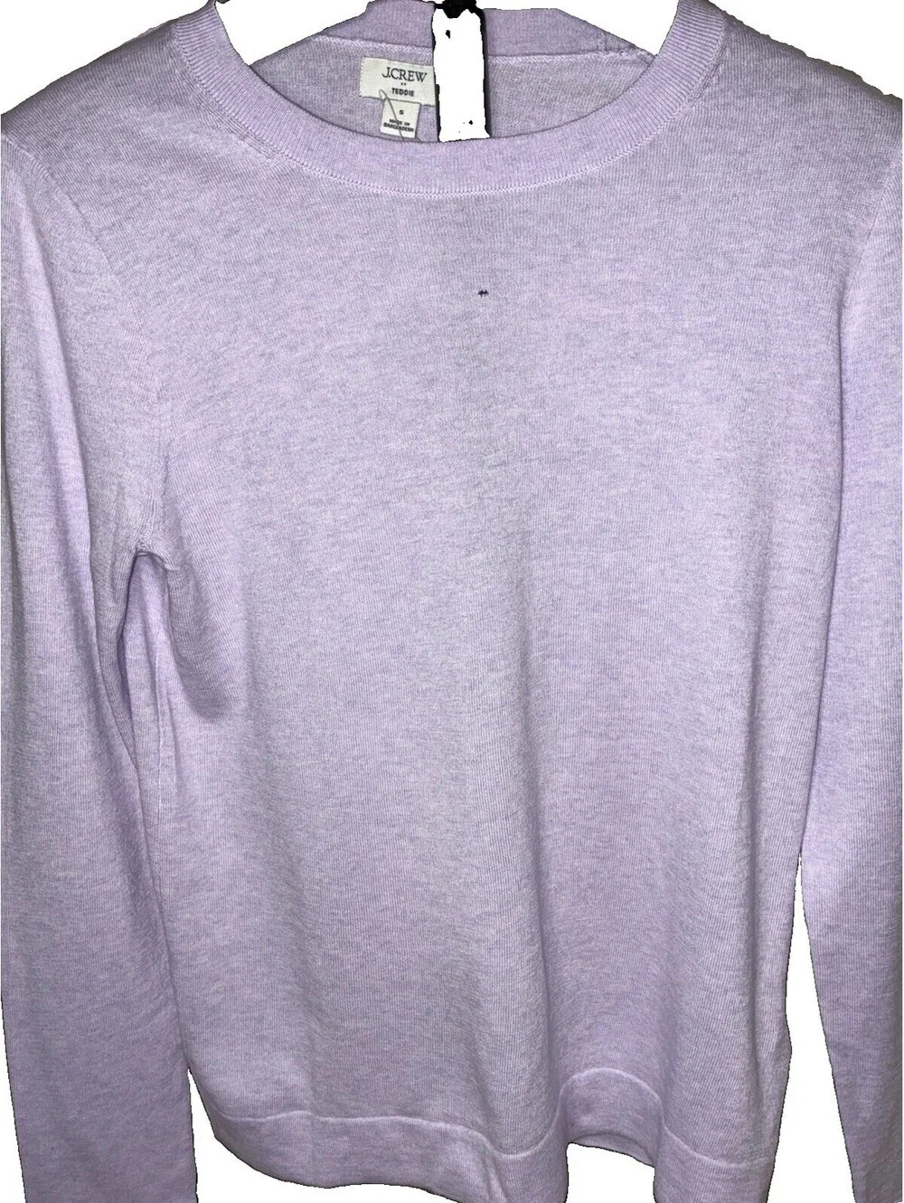 J.CREW Teddie Purple Long Sleeve Size S